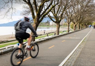 The Vancouver Seawall, English Bay, Vancouver, Canada